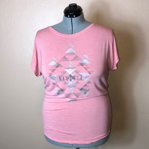 Gaiam peach XL “balance” dolman sleeve top